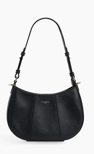 Petit sac demi-lune en cuir grainé LE TANNEUR