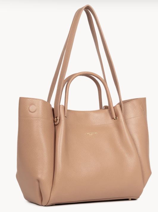 Très grand sac cabas épaule Foulonné Double LOUISA LANCASTER