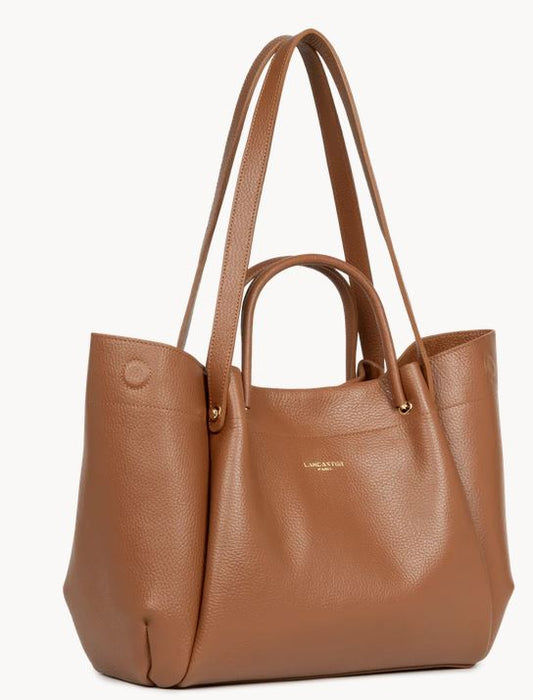Très grand sac cabas épaule Foulonné Double LOUISA LANCASTER
