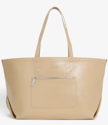 Grand sac cabas Lacoste Lite brillant