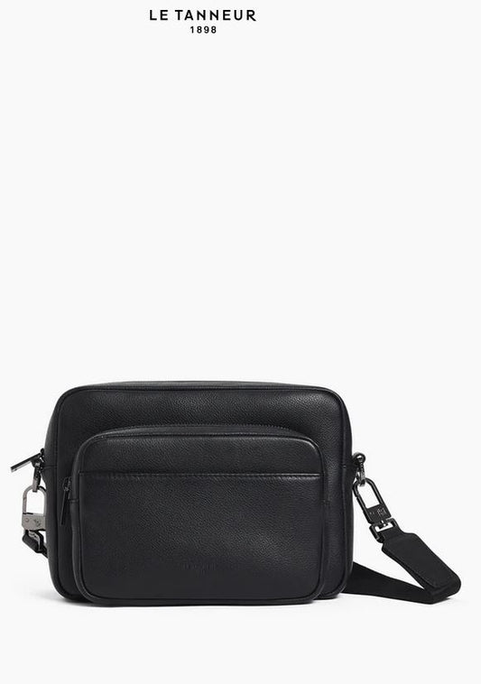 Petit sac bandoulière en cuir grainé Marceau LE TANNEUR