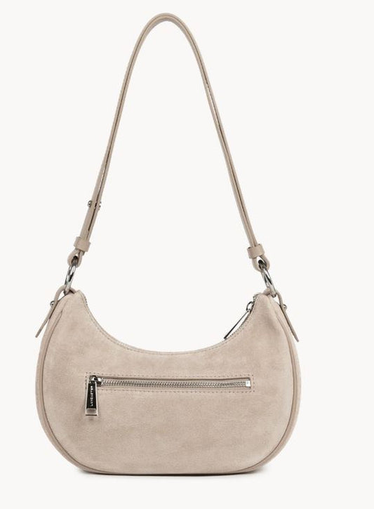 Petit sac besace LANCASTER Suède Fabriqué en Italie
