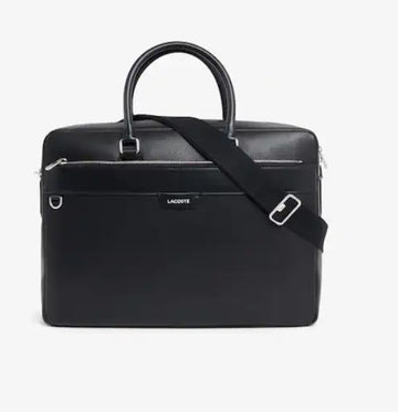 Sac ordinateur Ossian en cuir Lacoste