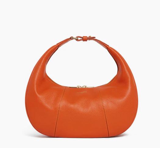 Petit sac hobo en cuir grainé Juliette LE TANNEUR