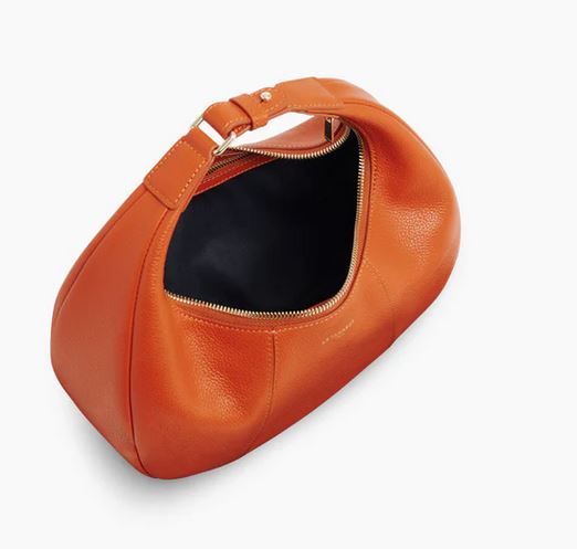 Petit sac hobo en cuir grainé Juliette LE TANNEUR