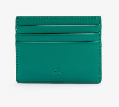 Porte-cartes unisexe Fitzgerald en cuir color-block Lacoste