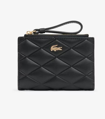 Porte-monnaie crocodelle en cuir Lacoste