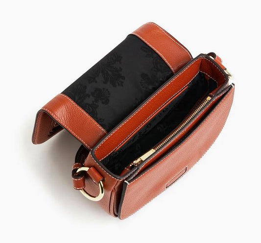 Petit sac bandoulière en cuir grainé  ELLA Le Tanneur