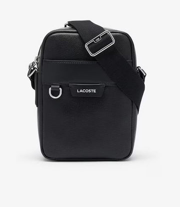 Sacoche Ossian en cuir Lacoste