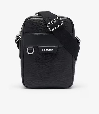 Sacoche Ossian en cuir Lacoste