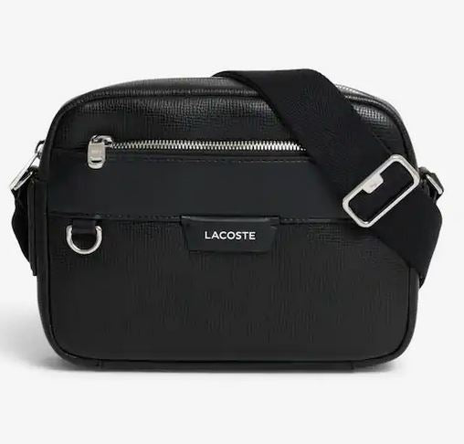 Sac reporter Ossian en cuir Lacoste