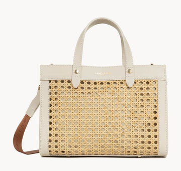 Petit sac cabas main Cannage Rotin Fabriqué en Italie LANCASTER