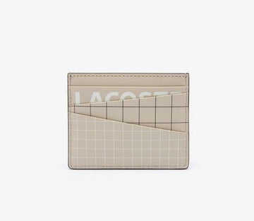 Porte-cartes cadrillés/simple Lacoste