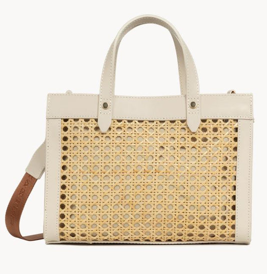 Petit sac cabas main Cannage Rotin Fabriqué en Italie LANCASTER