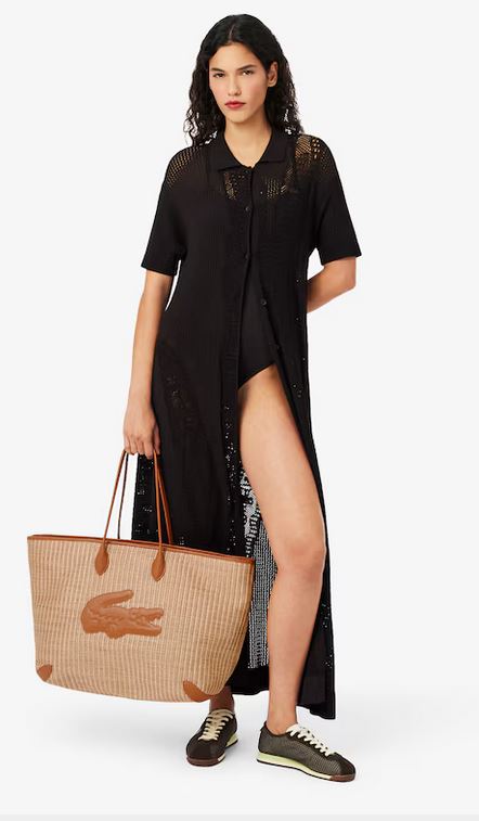 Sac cabas Summer Pack en raphia Lacoste